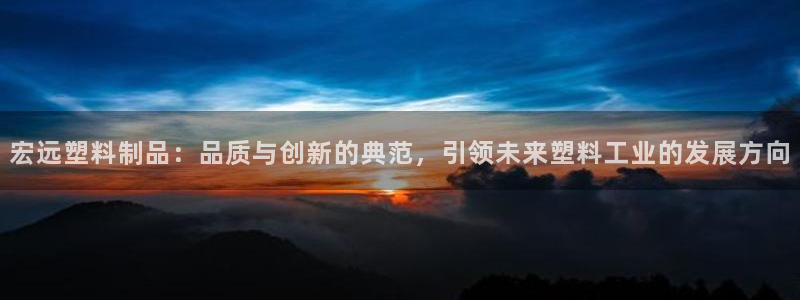 太阳集团电子游戏：宏远塑料制品：品质与创新的典范，引领未来塑