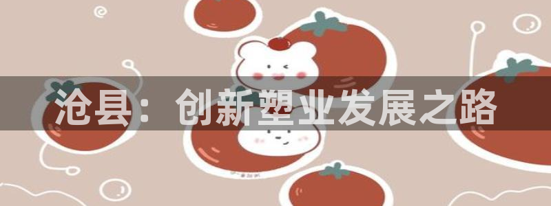 太阳诚集团是什么：沧县：创新塑业发展之路